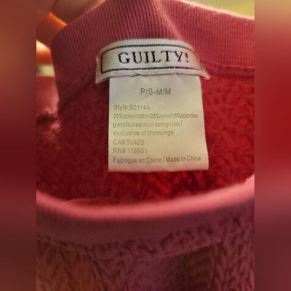 Guilty! Smocked Seamless Tube Top 90s y2k - Picture 3 of 3